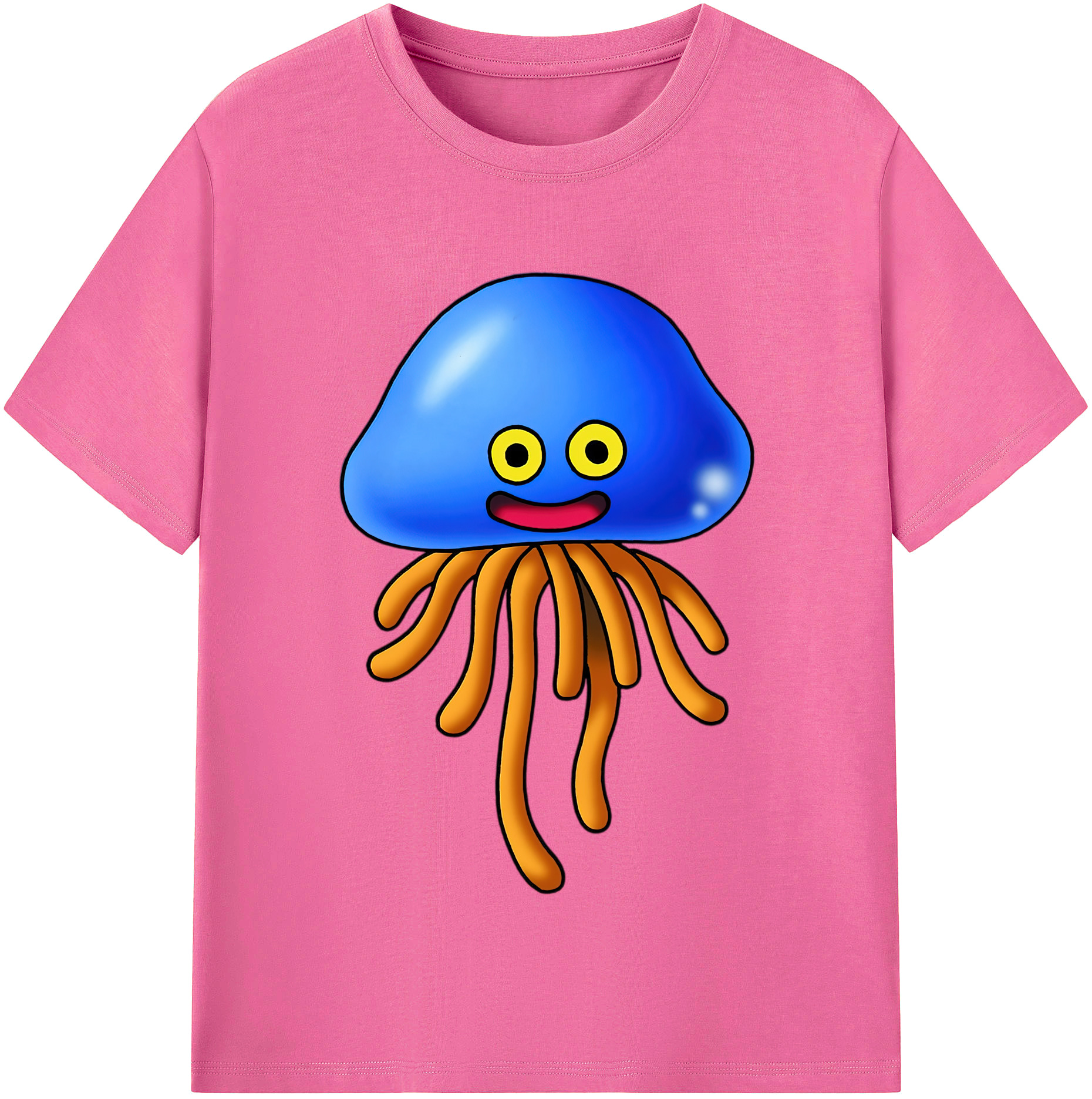 （画像用） ドラゴンクエスト Doragon Kuesuto Dragon Quest レディースカジュアルプリントTシャツ（綿100％）